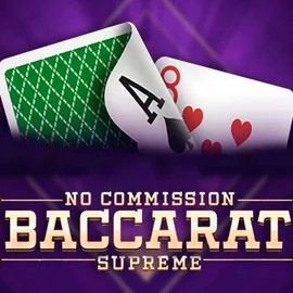 Baccarat Supreme slot logo by OneTouch Games at Roulettino Casino