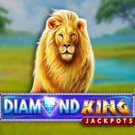 Diamond King Jackpots casino game by SpinPlay Games – featured logo at Roulettino Casino