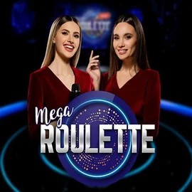 Mega Roulette slot logo by Pragmatic Play at Roulettino Casino