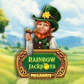 Rainbow Jackpots Megaways by Red Tiger Gaming, showcased at roulettinoocasino.com – game logo
